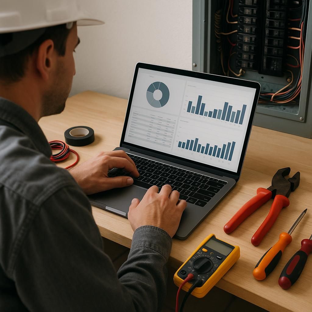 Tools and Materials Needed for Your Inspection illustrating electrical panel safety inspection checklist