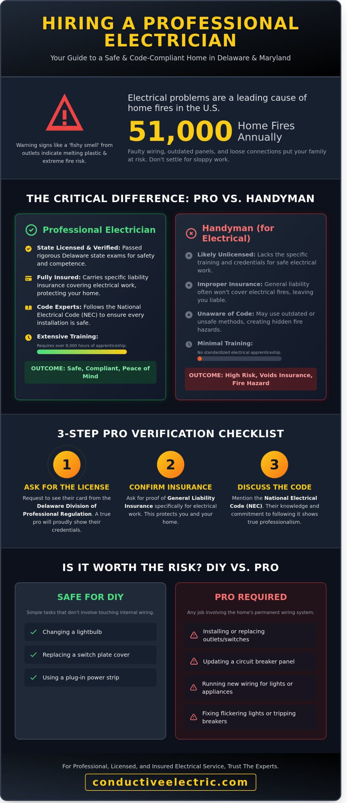 Professional Electricians in Wilmington, DE: What Every Homeowner Should Know