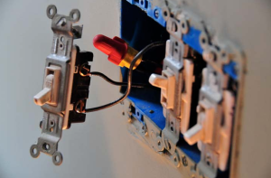image of light switch circuit box