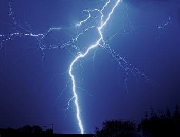lightening that causes power surges