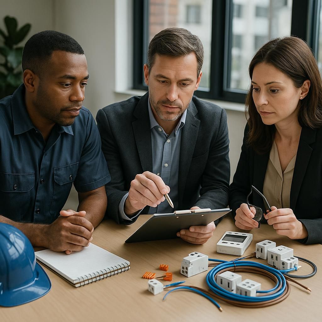 Electrical Components to Inspect illustrating electrical safety inspection checklist