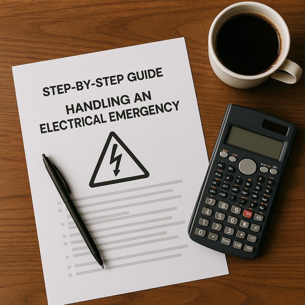 How to Get Fast 24/7 Emergency Electrical Services 2 Step-by-Step Guide to Handling an Electrical Emergency illustrating 24/7 emergency electrical services