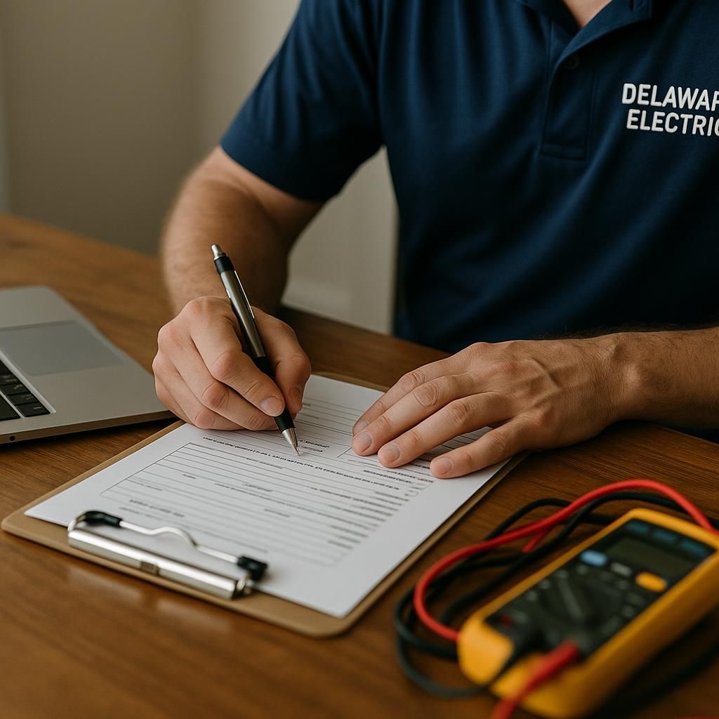 What Do Residential Electrical Services Include? 2 Benefits of Hiring a Local Delaware Electrical Contractor illustrating residential electrical services