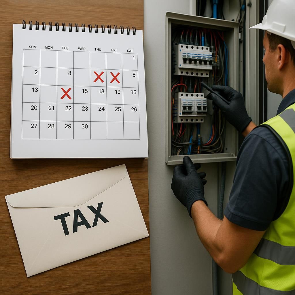 Safety & Compliance Checks illustrating commercial building electrical maintenance checklist