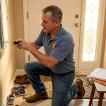 Electrician upgrading Delaware home panel