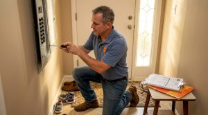 Electrician upgrading Delaware home panel